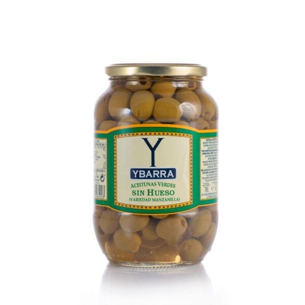 Pitted Green Olives - Ybarra - 780g